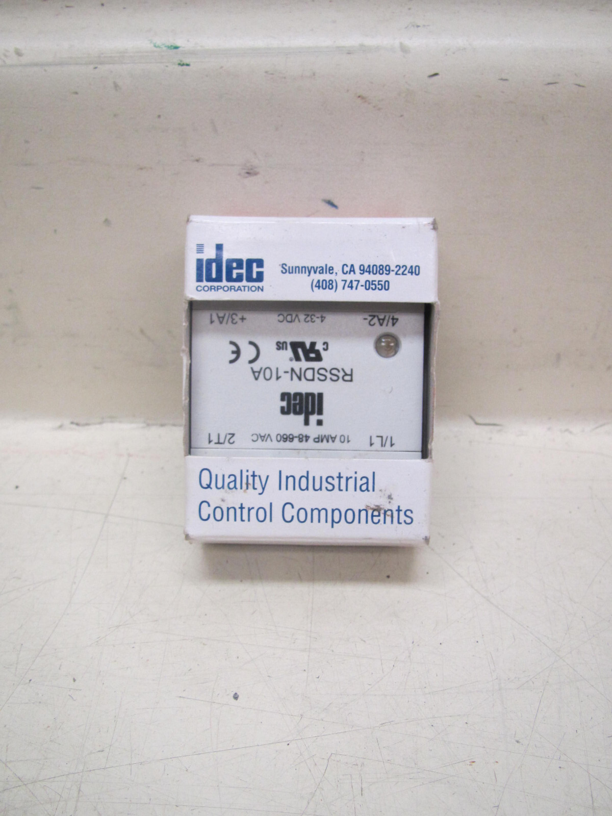 NEW Idec Solid State Relay 10A 4-32VDC 48-660VAC P/N: RSSDN-10A FREE SHIPPING