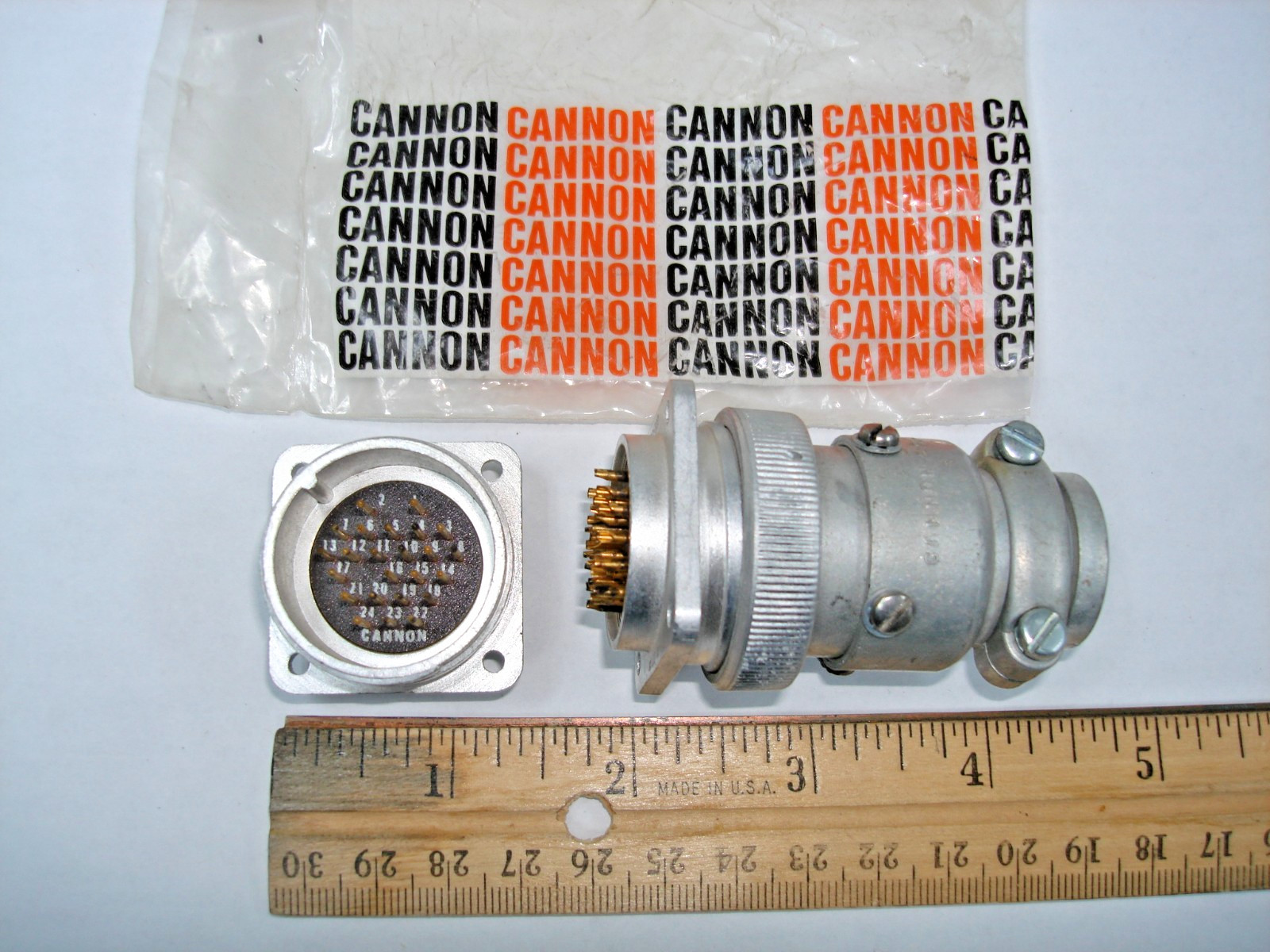 ITT Cannon 24 Pin Connector Set Standard K Series SK-24-32 Sure Seal