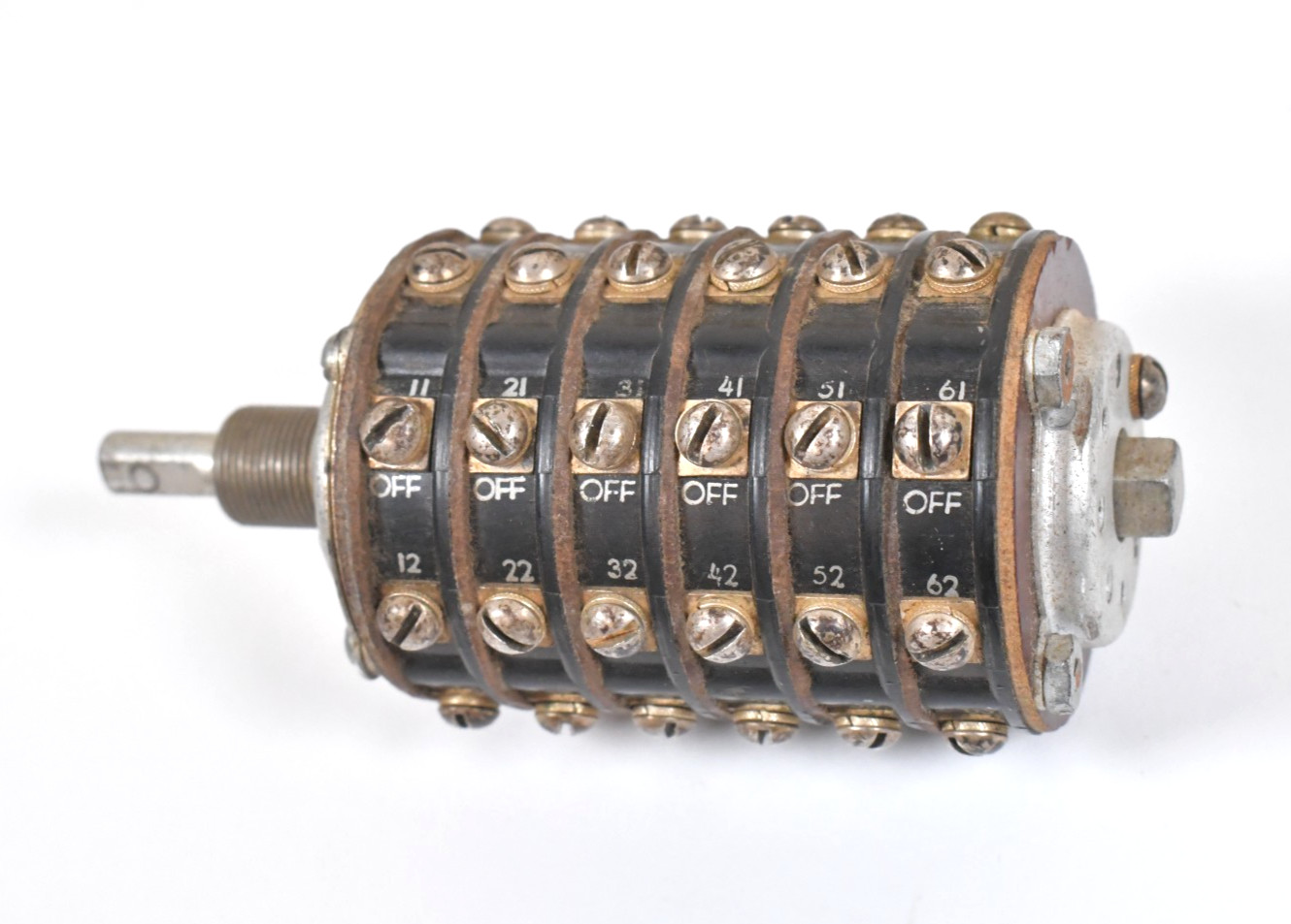 Vtg Cutler-Hammer C-H Rotary Switch MS25002-6 7266K5 6-Sections 7-Positions
