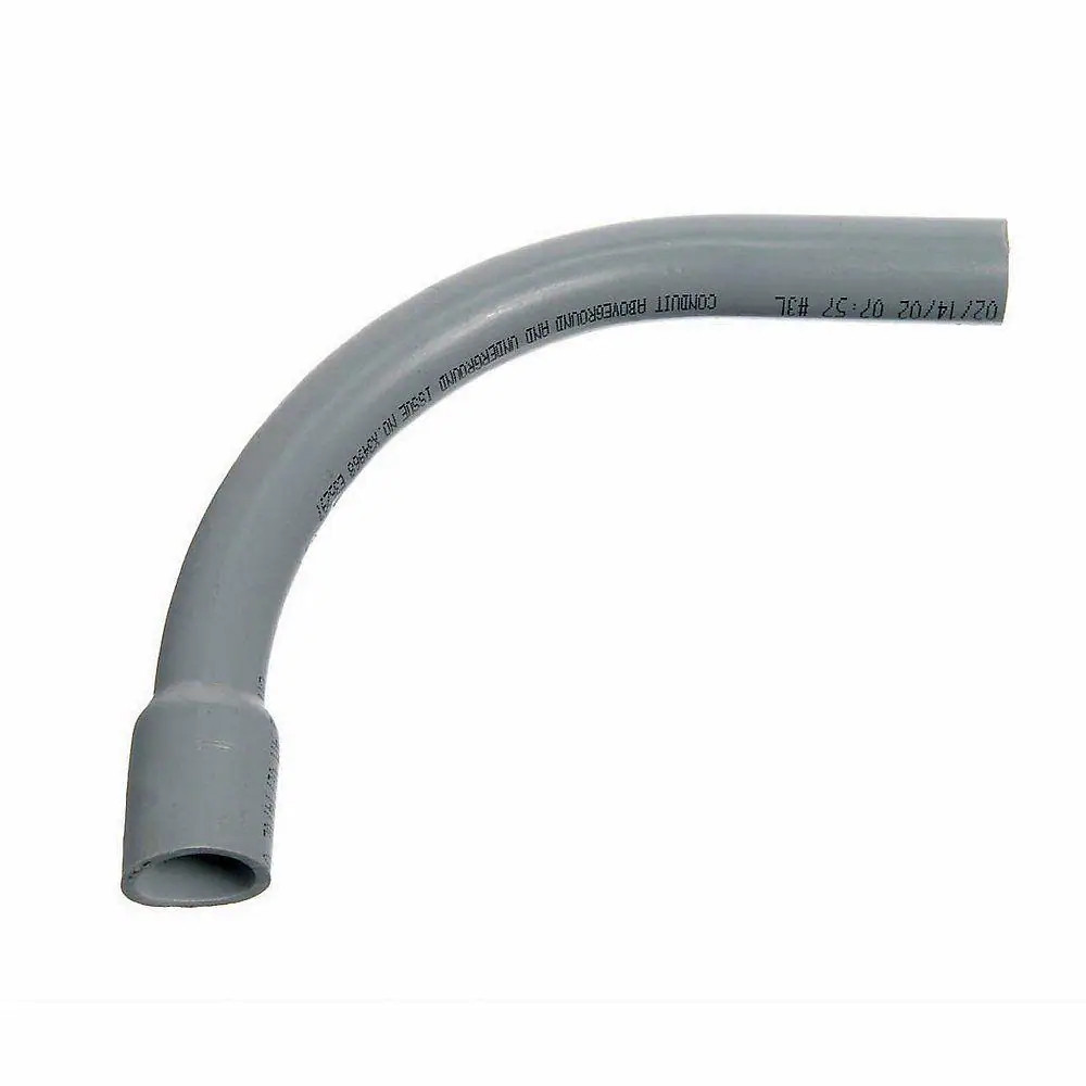 3/4 In. 90-Degree Schedule 40 PVC Belled End Standard Radius Elbow