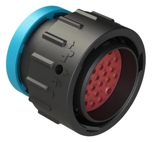 1Pc AMPHENOL SINE/TUCHEL AHDP06-24-27PR-BRA Circular Connector, IP68, IP69K