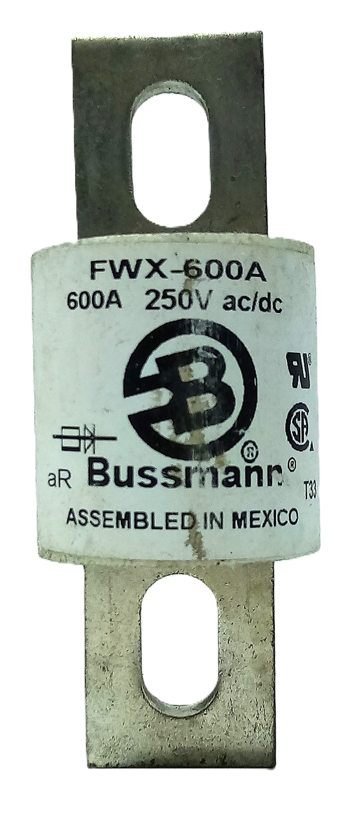 Bussmann FWX-600A 250 V AC/DC 600 A Fast-Acting(F) Fuse