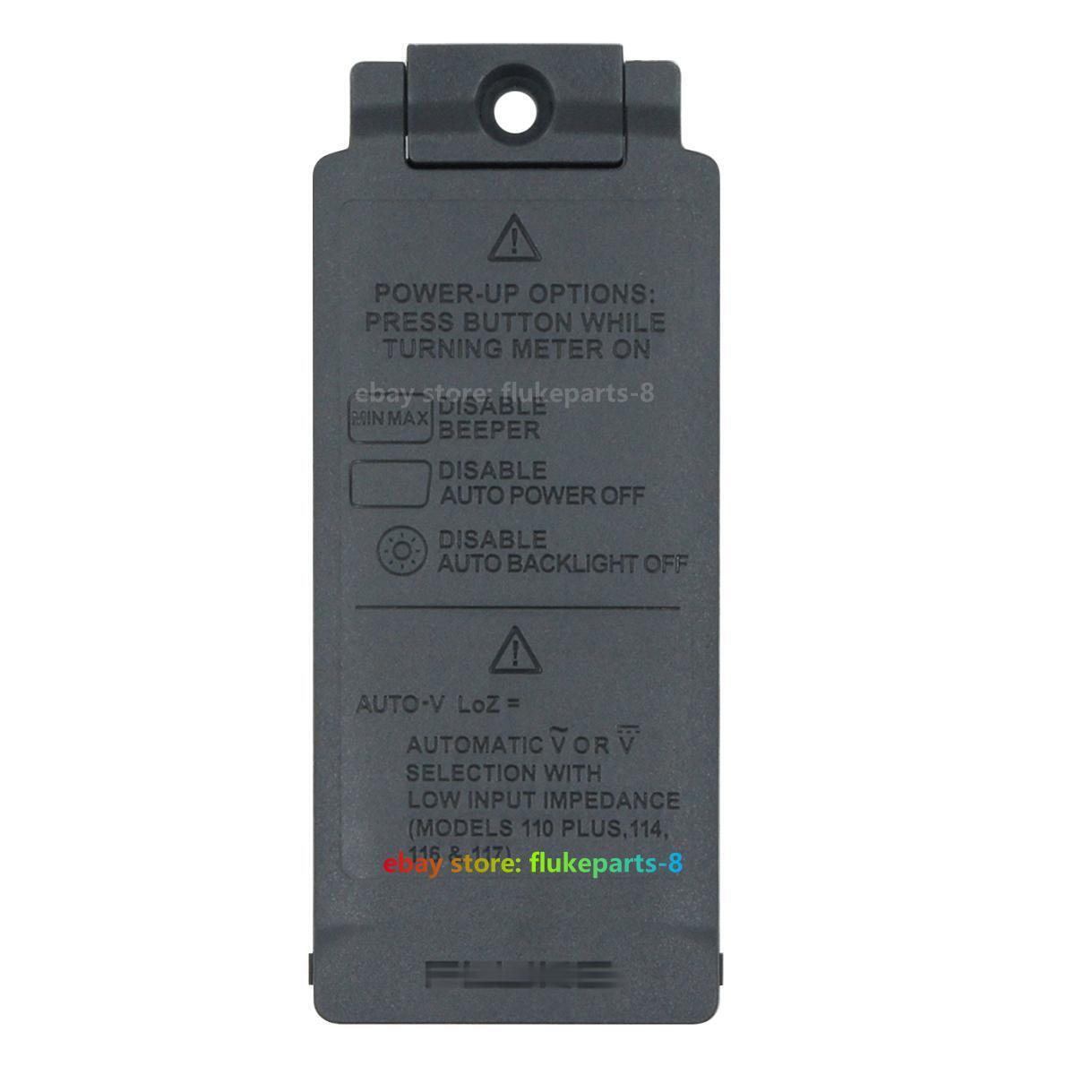 For Fluke 115 Ture-RMS Digital Multimeter Battery Cover Door Plastic Case Parts