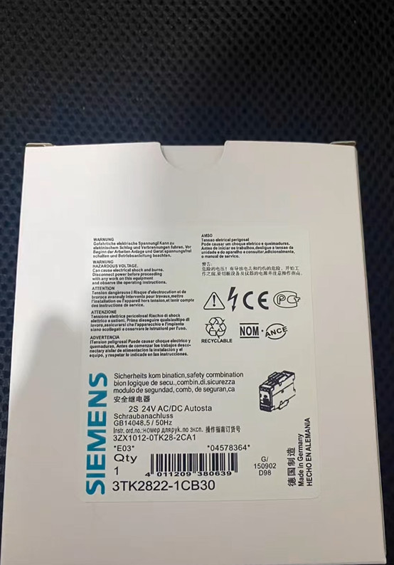 SIEMENS 3TK2822-1CB30 Safety Relay New One Expedited Shipping 3TK2 822-1CB30