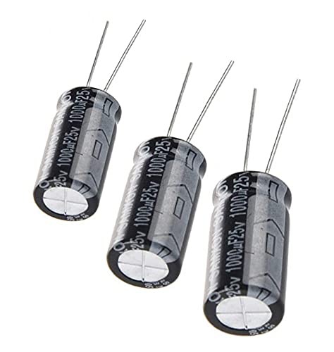 FymuSing (Pack of 12 Pieces) 1000uf 25V Capacitor, Aluminum Electrolytic Capa…