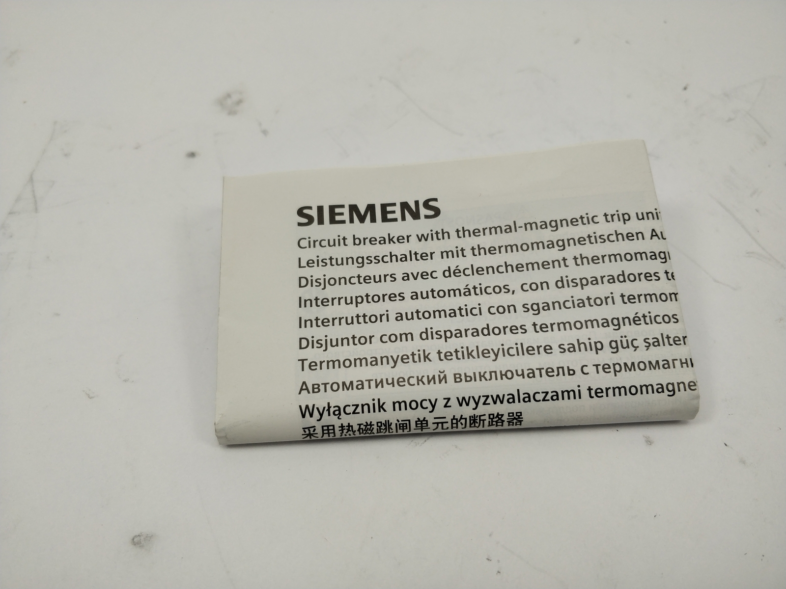 Siemens 3VA1116-3EF46-0AA0 Circuit Breaker 3VA1 IEC Frame 160