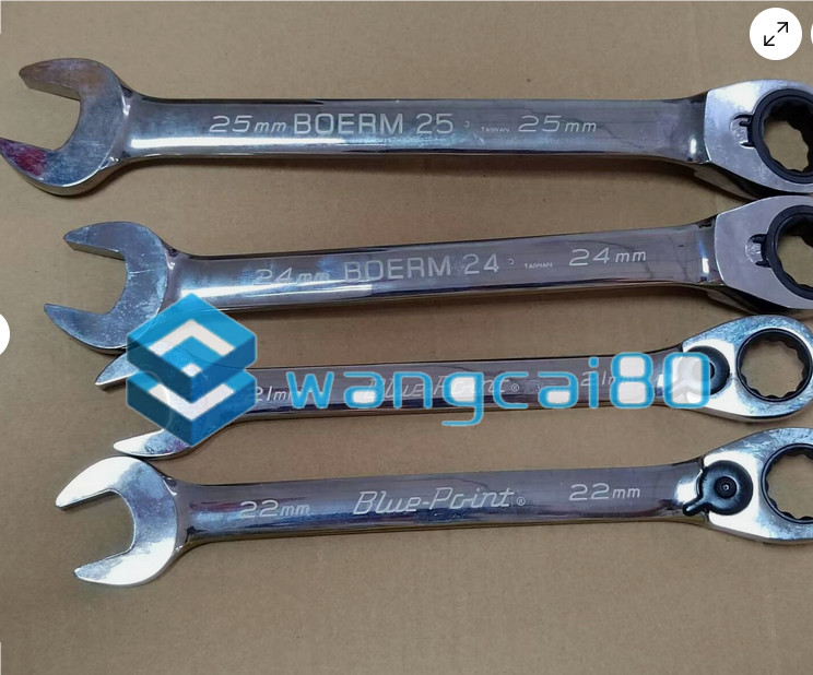 1Pcs Ratchet Spanner Set BOERM704 Blue Point 21 22 24 25mm
