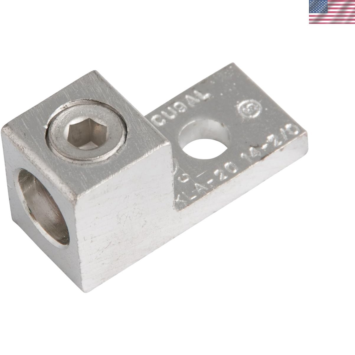Non-Insulated Aluminum Lugs, 14-10 AWG & 14-00 AWG, OX-GARD Anti-Oxidant Coated