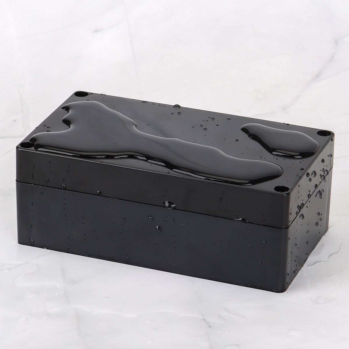 DIY Waterproof Black Plastic Project Enclosure Electrical Junction Box Dustproof