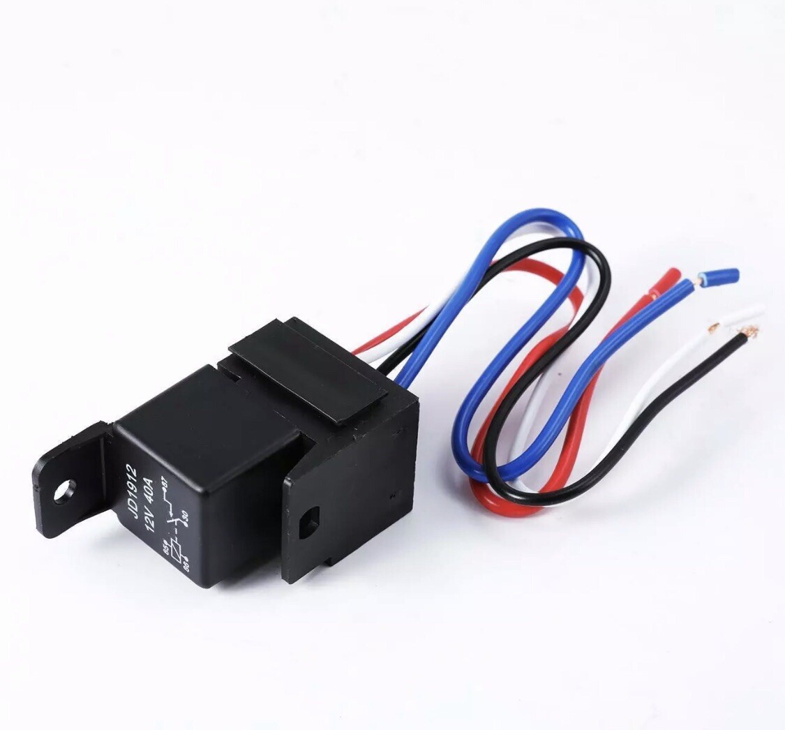 Car Auto DC 12V Volt 30/40A Automotive 4 Pin 4 Wire Relay&Socket 30amp/40amp *US