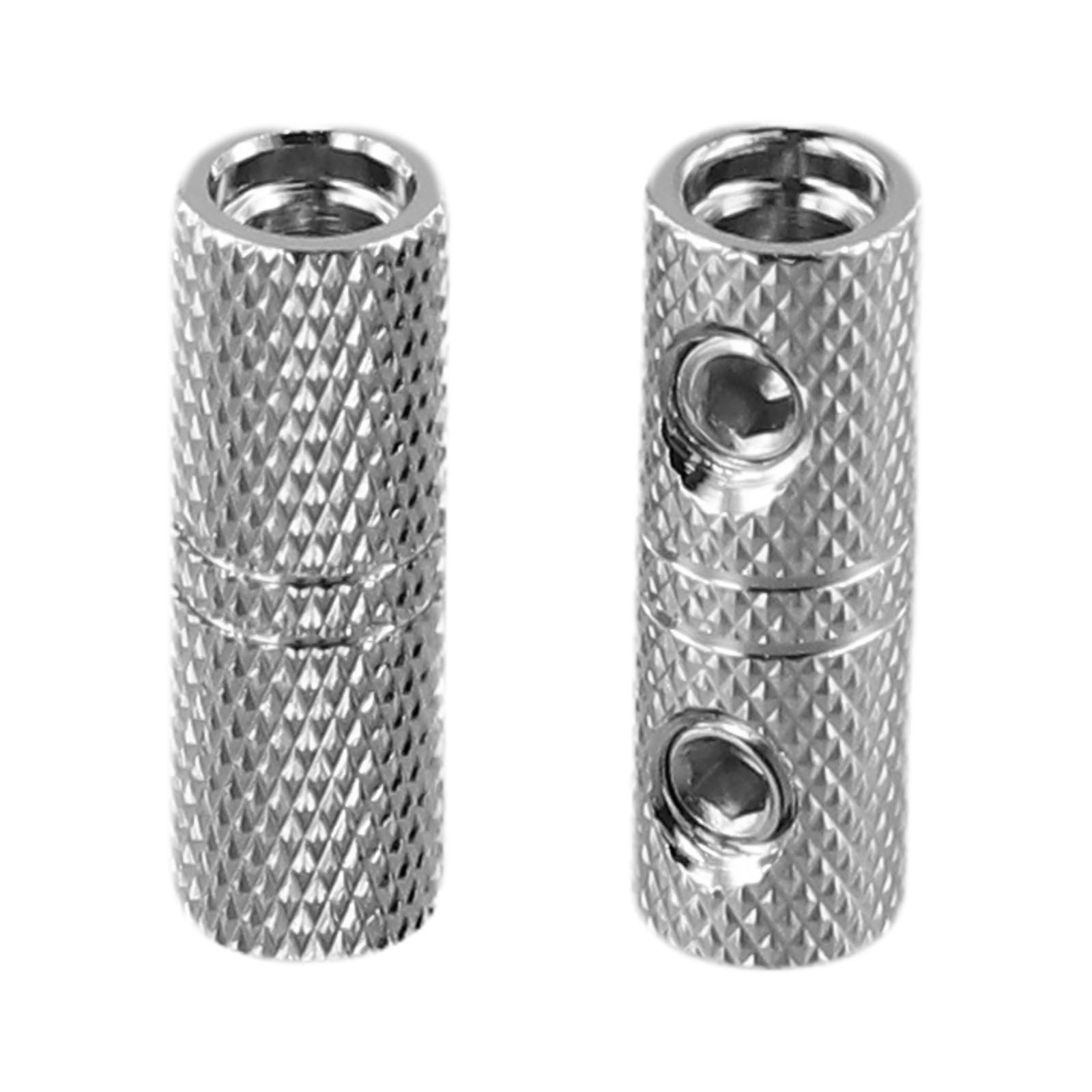 Secure and Efficient Connection 8GA Sliver Wire Couplers for Car Audio (2PCS)