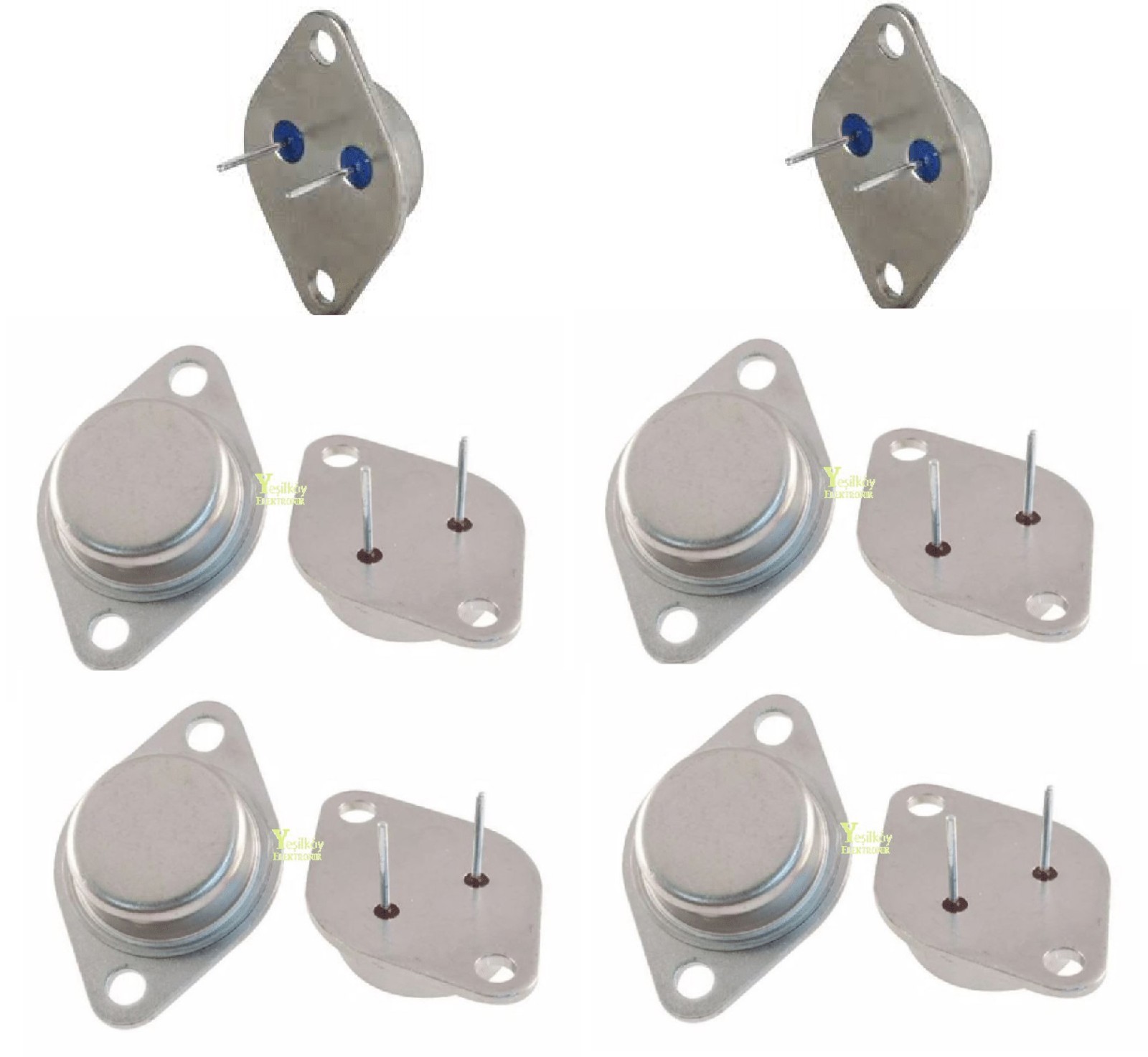 MJ15024 To-3 Silicone Audio Power Output Transistor 10 Pack