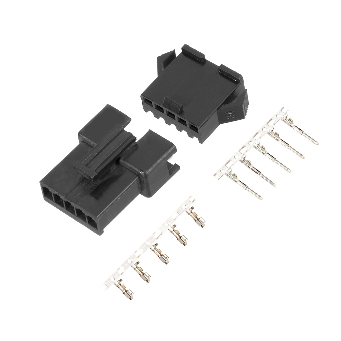 2.54mm 5 Pin Male Female JST-SM Housing Crimp Terminal Connector