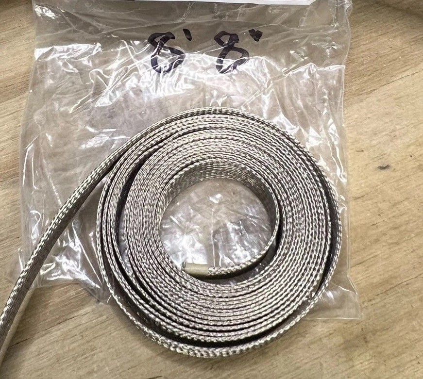 3/4″ 19.1mm ArmorLite Nickel Clad Stainless Steel Braided Shielding 7 ft 8 in