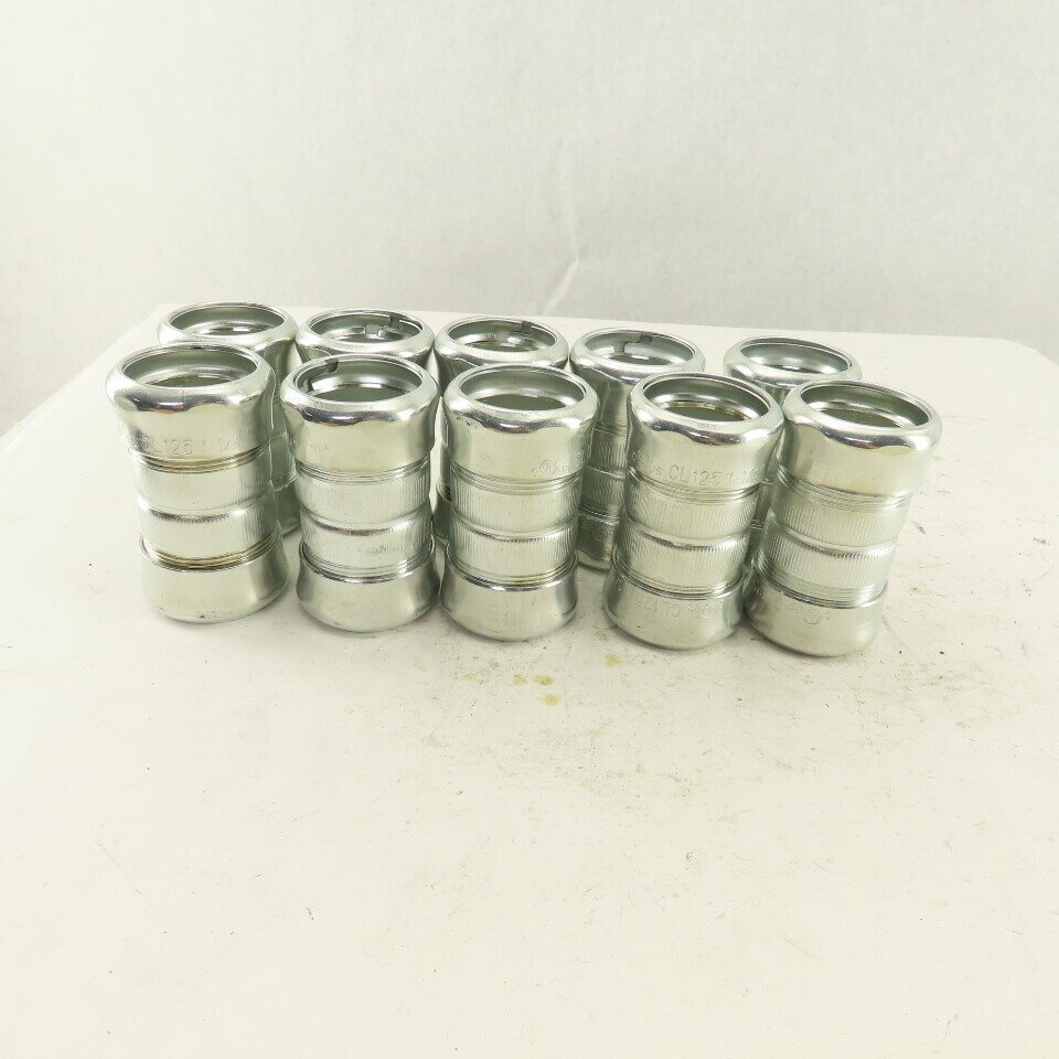 Elecor ES2204 1-1/4″ EMT Compression Type Coupling Lot Of 10