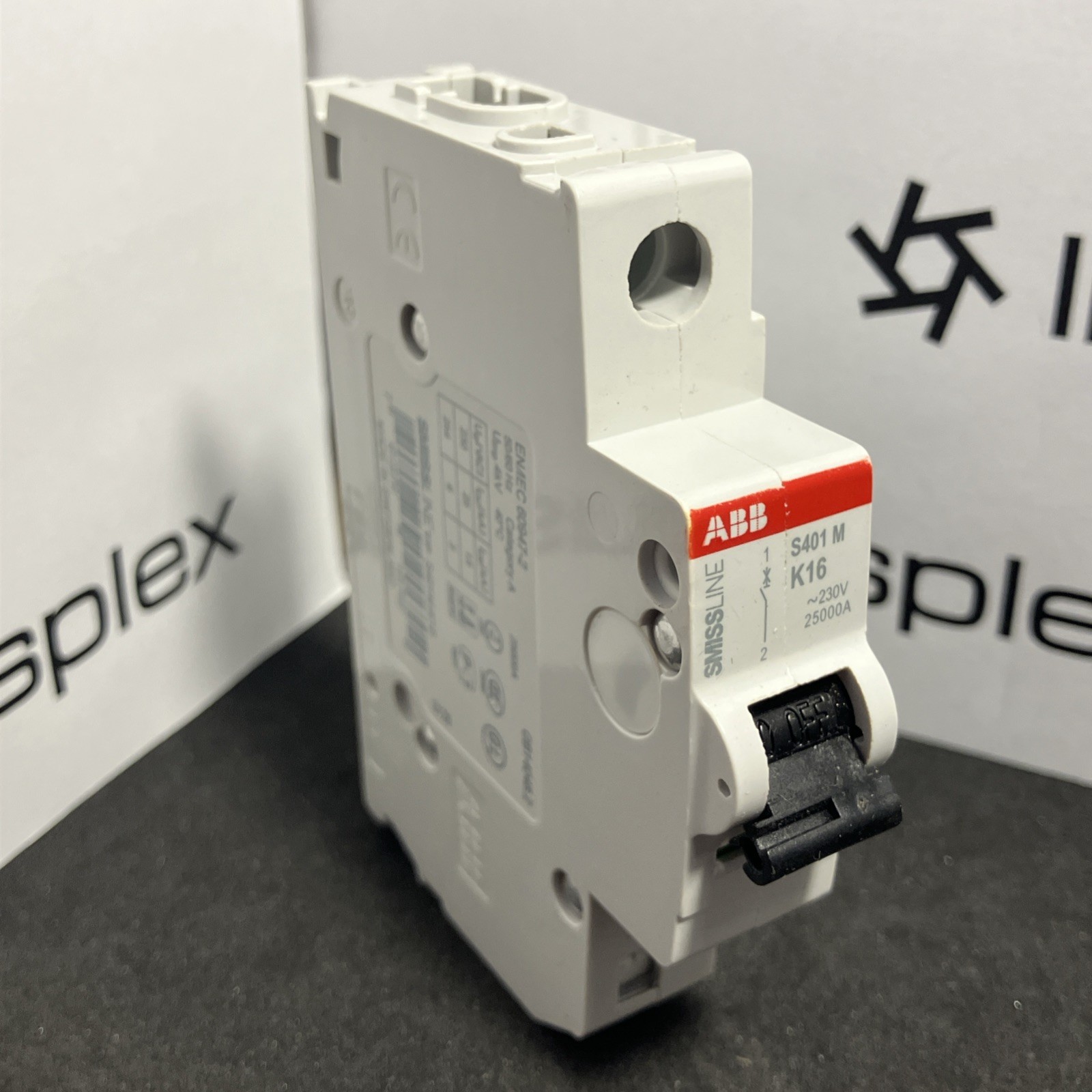 *NEW* ABB S401 M K16 Miniature Circuit Breaker – S400 – 1P – 16 A-K-(230 V) 10kA