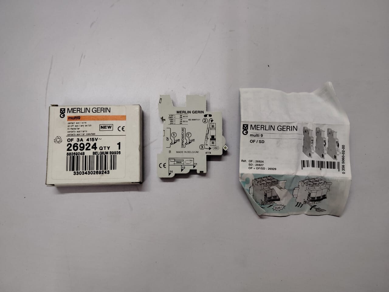 Merlin Gerin 26924 AUXILIARY SWITCH