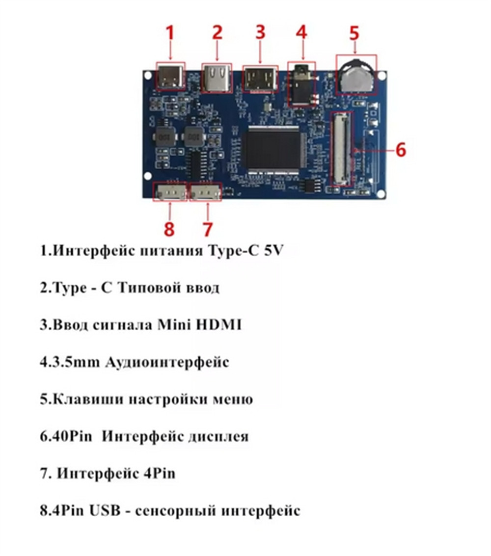 LP097QX1-SPA1 LTL097QL01 iPad 3/4 9.7 Inch DIY IPS 2048*1536 LCD Driver Board