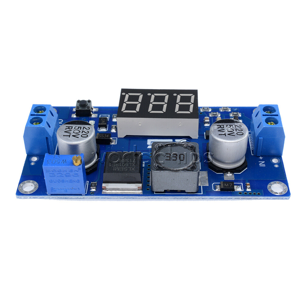 XL6009 DC 4.5-32V to 5-52V Boost Step-up Power Supply Module+LED Voltmeter