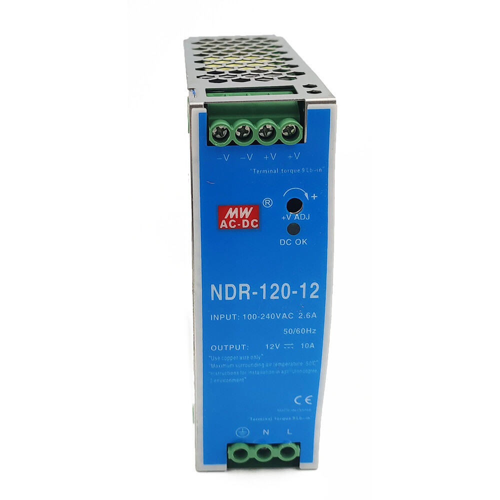 10A Industrial DIN Rail Power Supply,NDR-120-12 Output 12V Power Supply