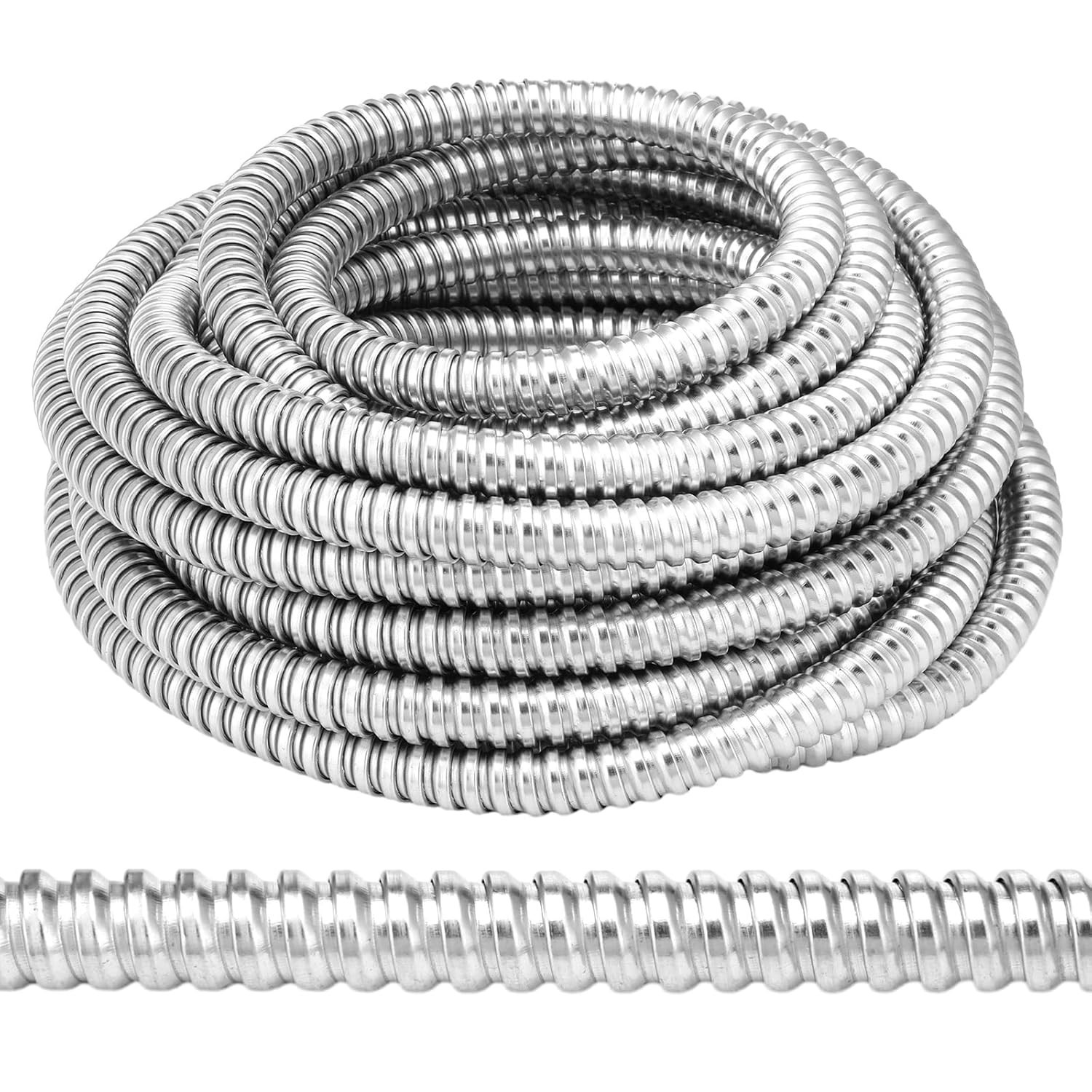 1/2 Inch Metal Flexible Conduit 50 ft Reduced Wall Flexible Conduit Galvanize…