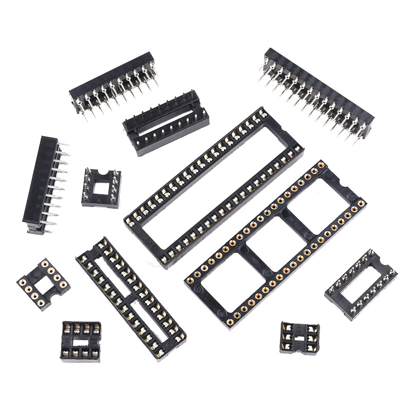 6/8/14/16/18/20/24/28/40 Pin DIL IC Sockets Integrated Circuit Socket DIP Holder