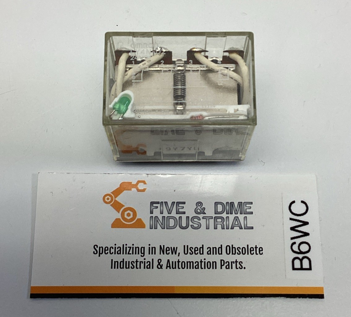 Omron LY4N-24VDC 14-Pin Relay 10A @ 240VAC, 10A @ 28VDC, 24VDC Coil