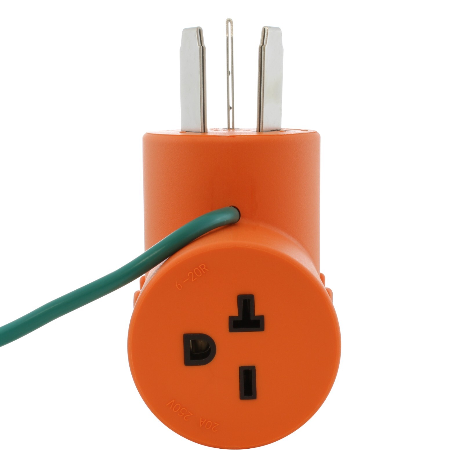 AC WORKS® 20A 250V Adapter AD1050620 | NEMA 10-50P to NEMA 6-15/20R