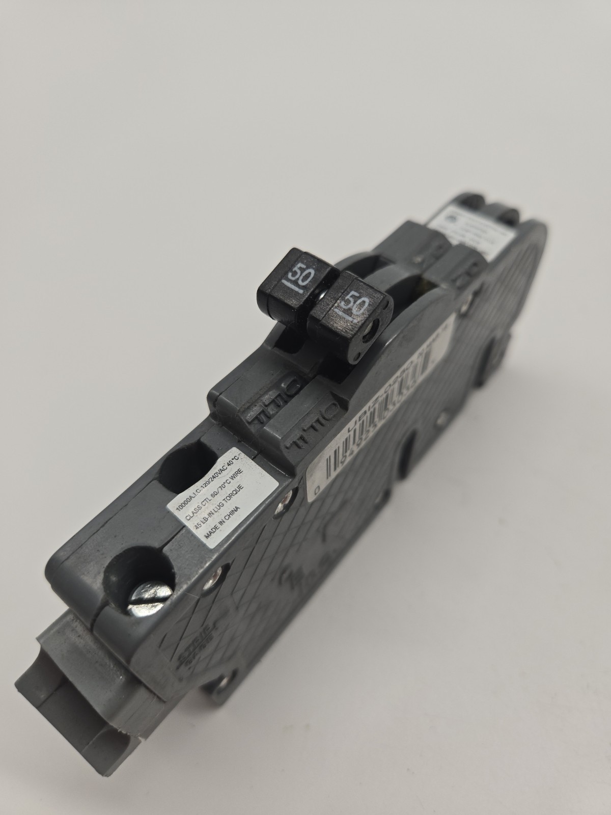 Zinsco UBI Circuit Breaker 50 AMP UBIZ-0250 2 Pole Tandem Thin Type
