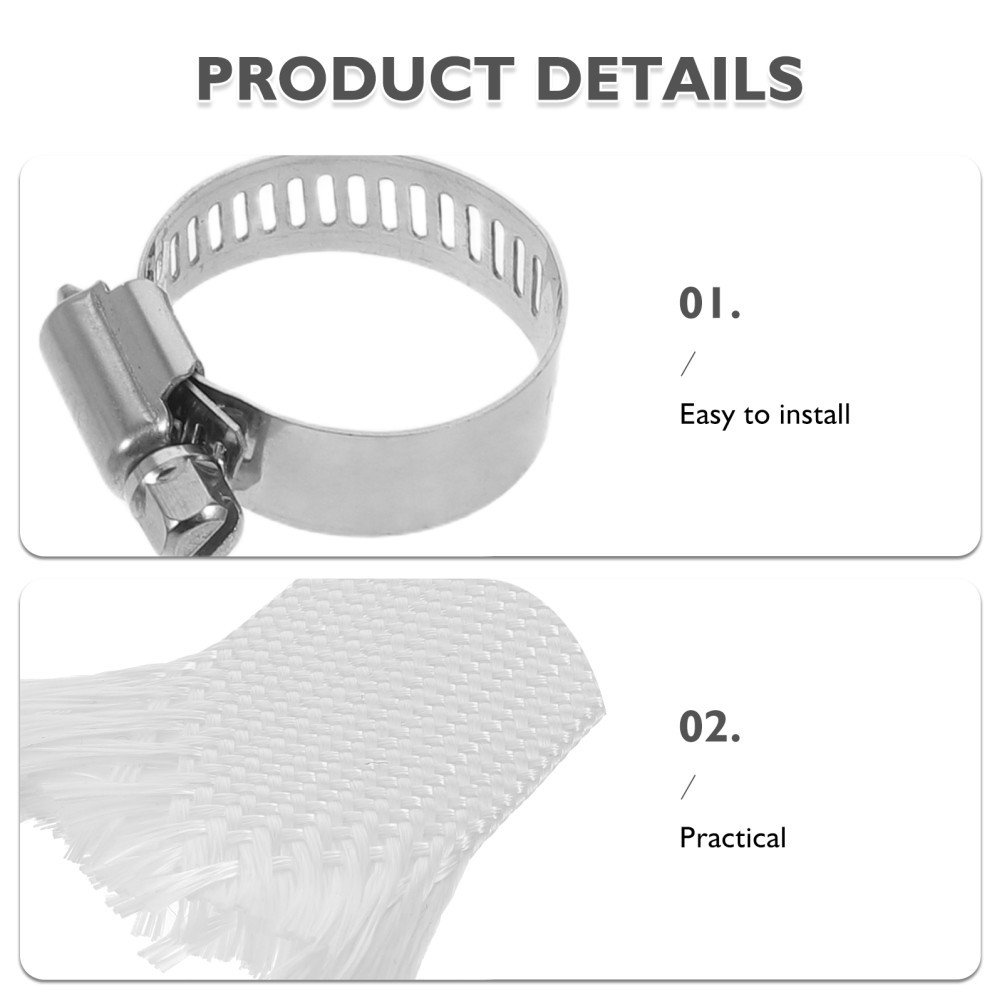 Insulated Hose Fiberglass Wire Sleeve Heat Exhaust Insulation Tube