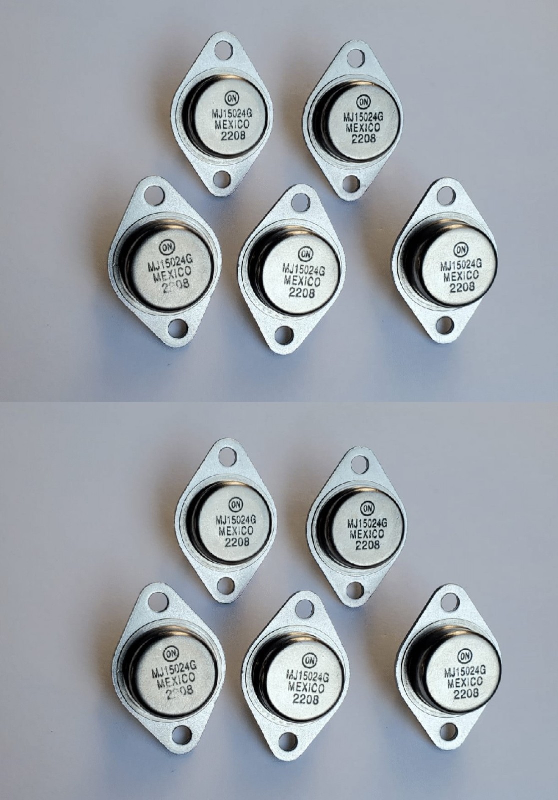 MJ15024 To-3 Silicone Audio Power Output Transistor 10 Pack