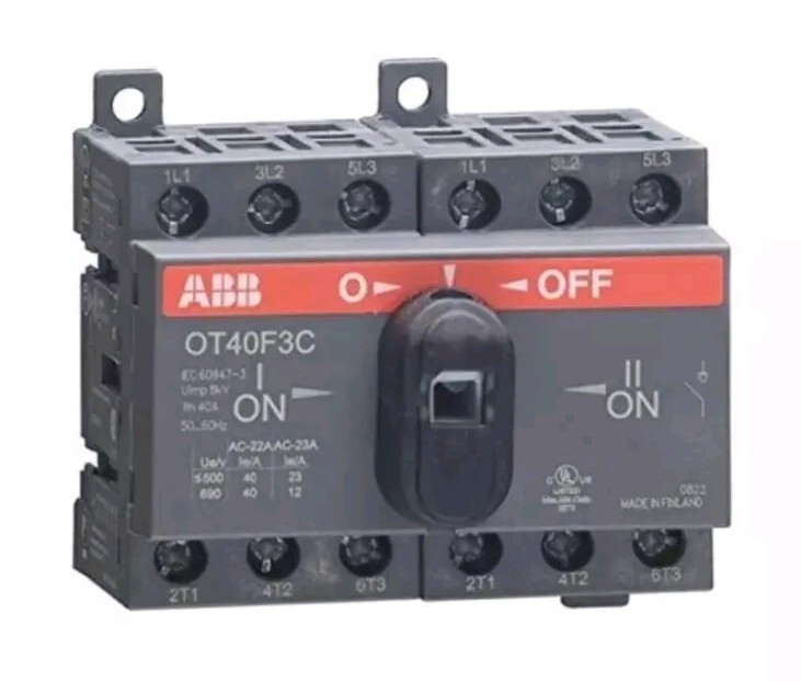 ABB-Entrelec Trennschalter 1SCA104913R1001 ‎OT40F3C – Basismontage 3 P, 40 A Neu