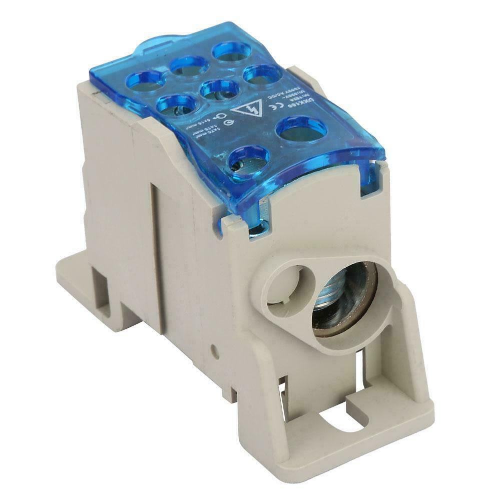 Distribution Terminal Block 160A POWER DISTRIBUTION DIN Rail 6-250 AWG LOT OF 5