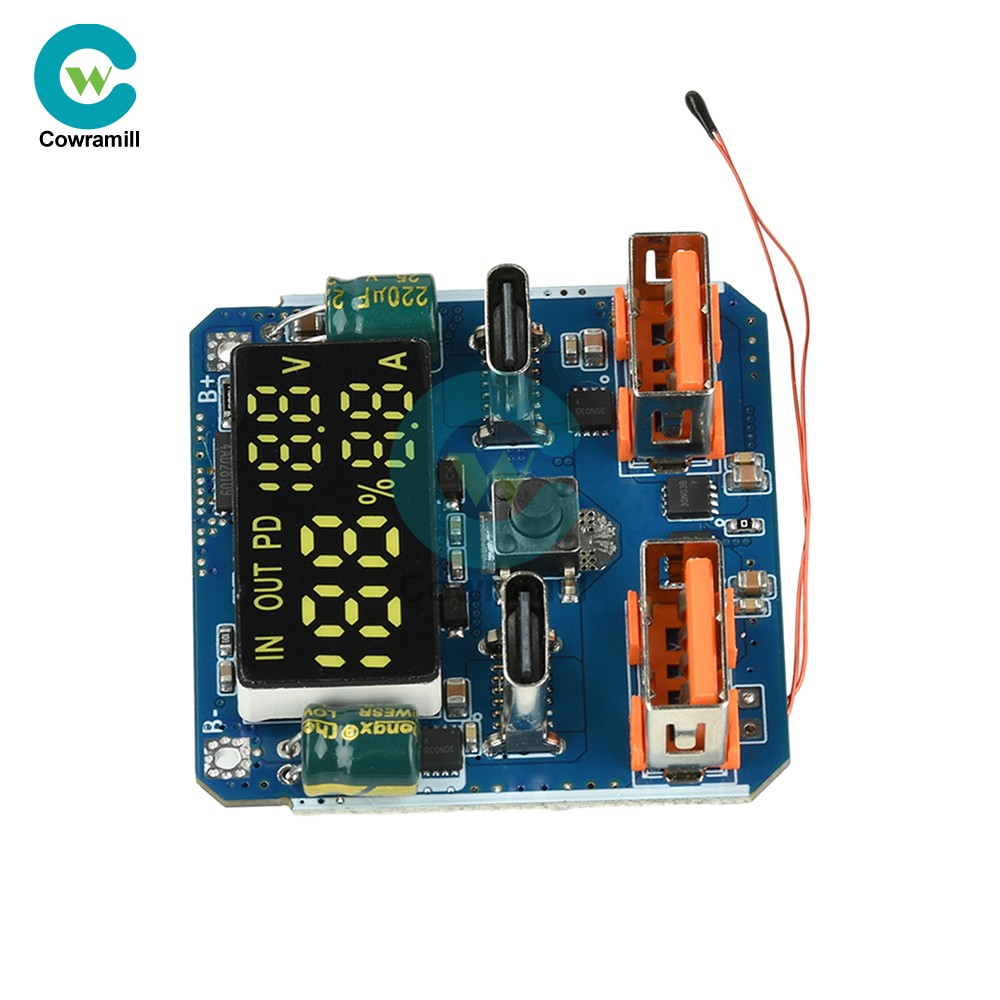 4S PD 100W Bidirectional Fast Charging Module Buck-Boost 20V 5A with Display