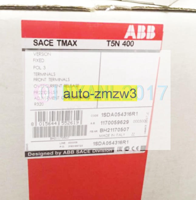 1PCS New ABB SACE TMAX T5N 400 1SDA054316R1 circuit breaker 320A