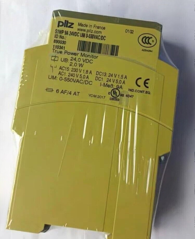 1PC PILZ S1WP 9A 24VDC UM 0-550VAC/DC safety relay 890030