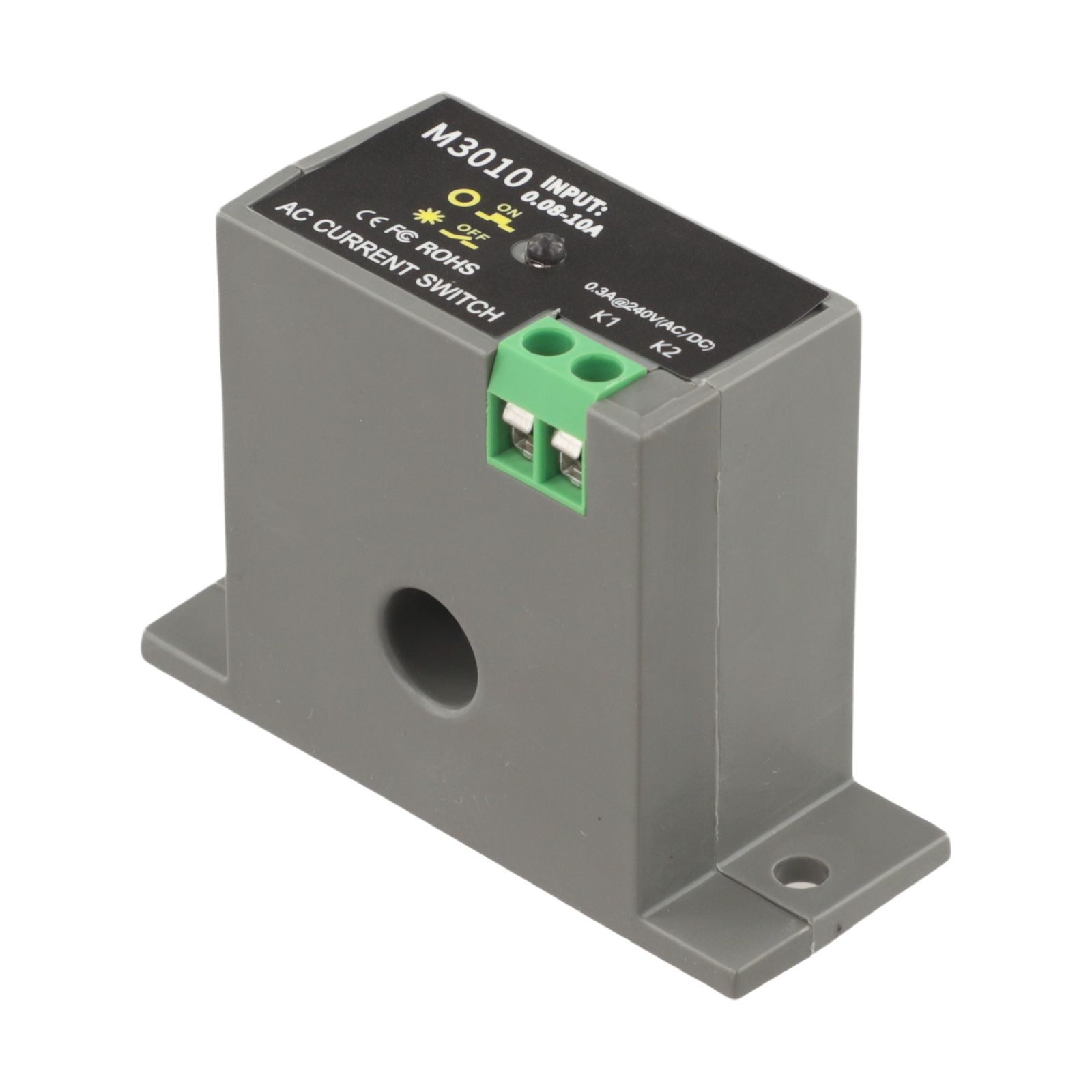 Miniature AC Current Switch with LED Status Indicator for Easy For Monitoring