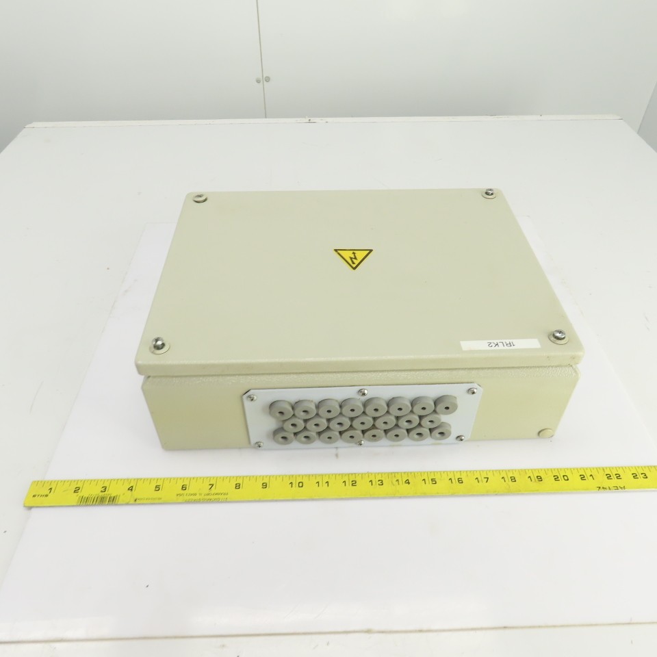 Rittal KL 1536 15-1/2″ x 11-1/2″ x 4-1/2″ Electrical Junction Box W/Backplate