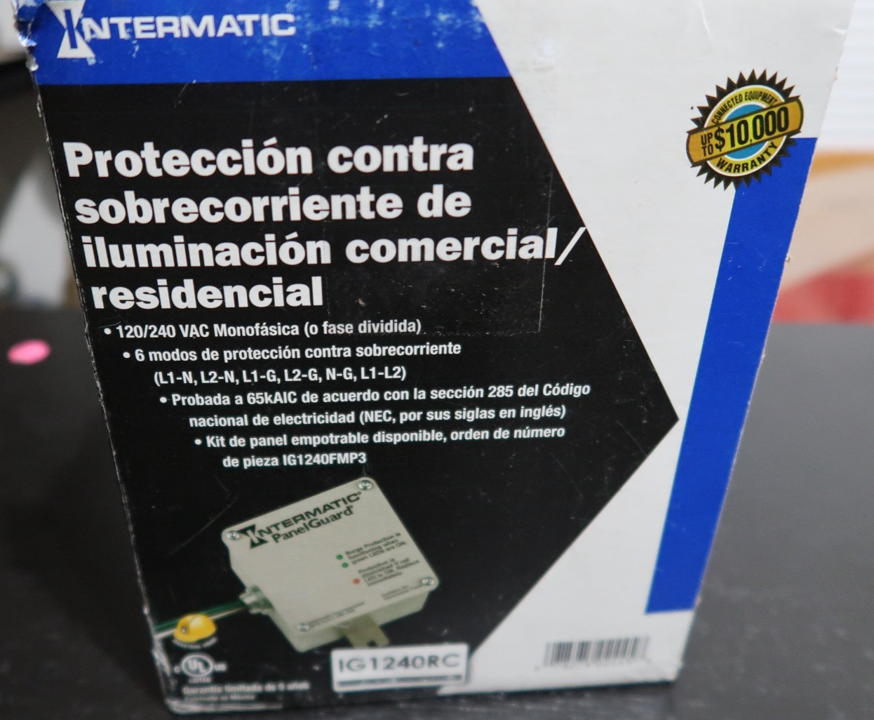 Intermatic Light Commercial / Home Panel Guard Surge Protective Device IG1240RC