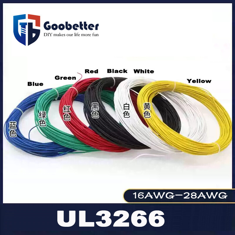 UL3266 PE Insulated Cable Halogen-free Wire 30 28 24 22 20 18 16 AWG Multicolor