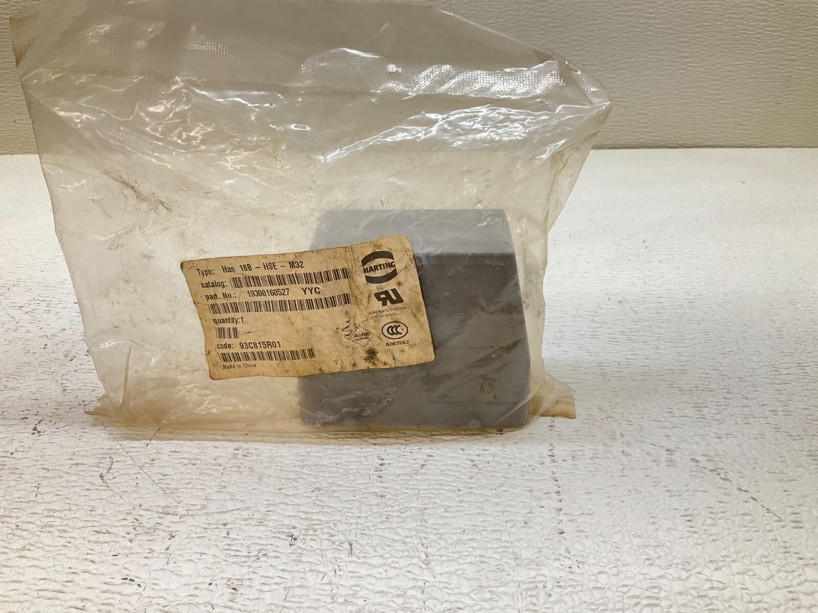 Harting Han 16B-HSE-M32 Connector Housing Han16BHSEM32 19300160527 New (TSC)