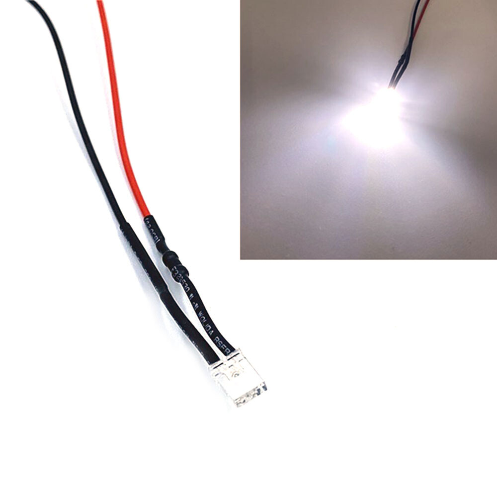 LED Diode 2x3x4mm 2x5x7mm Rectangular 3V6V9V12V24V36V48V110V220V Prewired 20CM