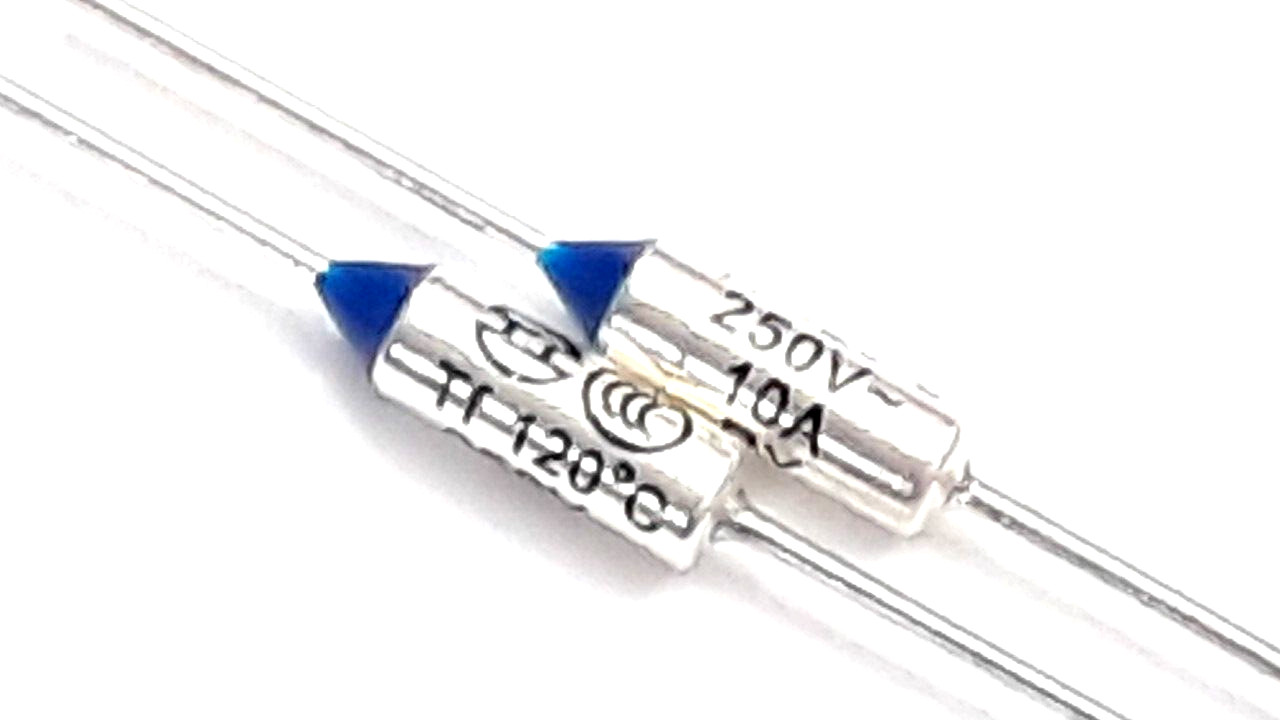 2 EACH Tf 120°C 120C 250V 10A RY THERMAL CUT OFF FUSES