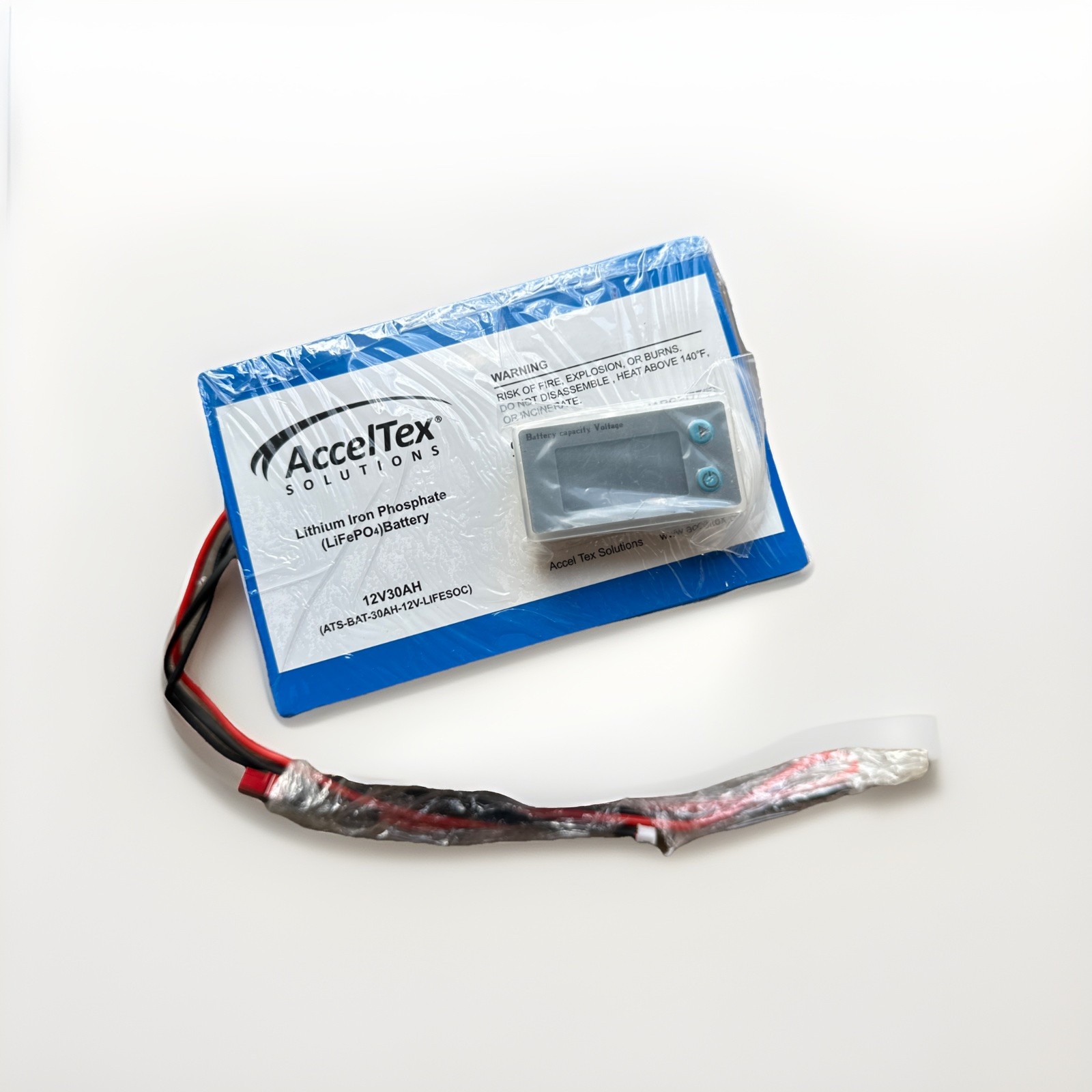 🔴(QTY 2) ATS-BAT-30AH-12V-LIFESOC 12V 30Ah LiFePO4 RV Lithium Solar Battery‼️B