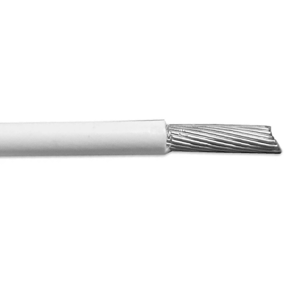 PER FOOT M22759/16-2-9 2 AWG 665 Strand Tefzel Lead Wire 150°C White 600V