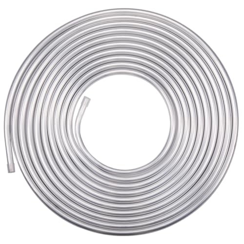 3/8 OD Aluminum Hard Fuel Line Hardline Tube Tubing Coil 25 Feet Roll Natural