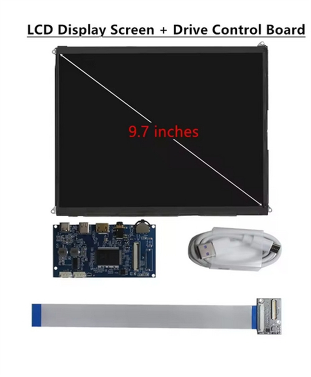 LP097QX1-SPA1 LTL097QL01 iPad 3/4 9.7 Inch DIY IPS 2048*1536 LCD Driver Board