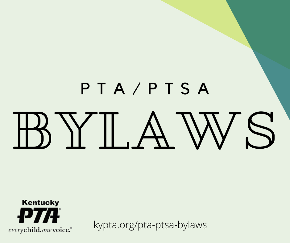 PTA/PTSA Bylaws